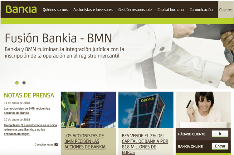 Opinión de Bankia