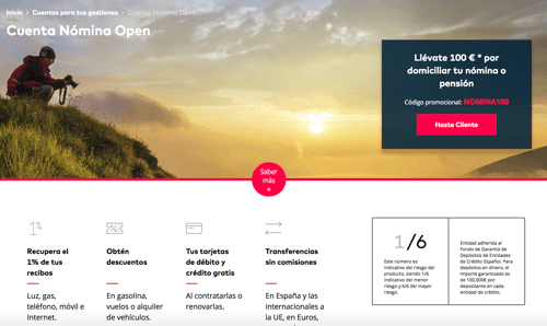 Cuenta Nomina Openbank