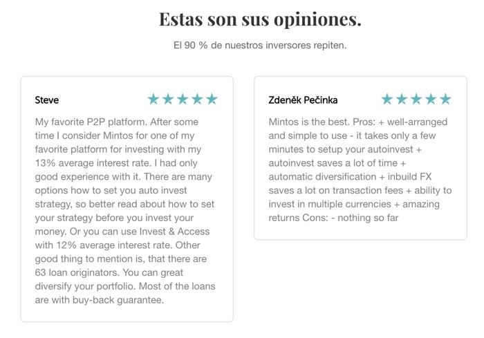 Mintos opiniones experiencias