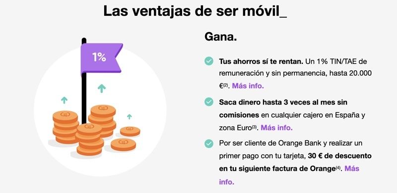 Qué ventajas ofrece Orange Bank y su banco